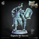 Captain Sir Gawan 3D-printed model